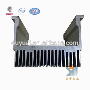 6063-T5 extruded round aluminum heatsink