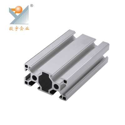 3060 powder coated anodized silver aluminium profile aluminium hollow frame profile corner joint