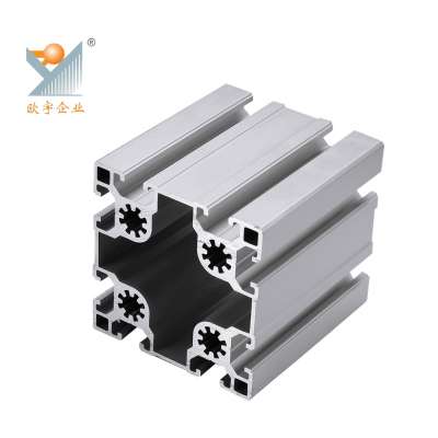 Samples 9090 industrial aluminium profile 6000 series t-slot powder coating aluminium profile 100mm